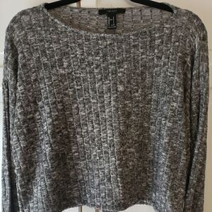 Forever 21 gray cropped sweater